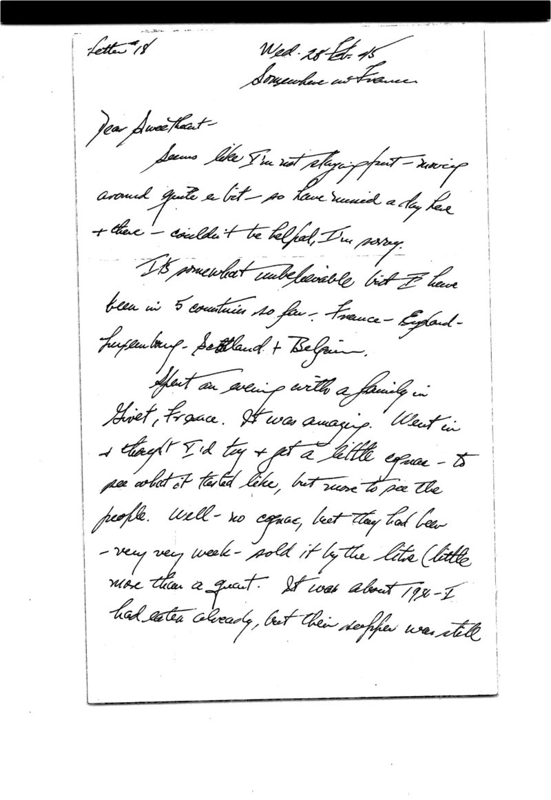 Letter 29, page 1