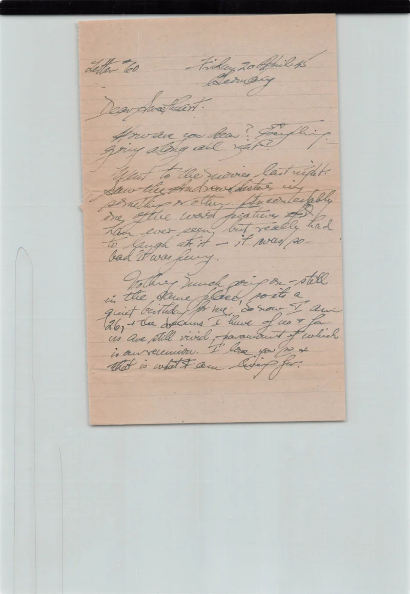 Letter 72, page 1
