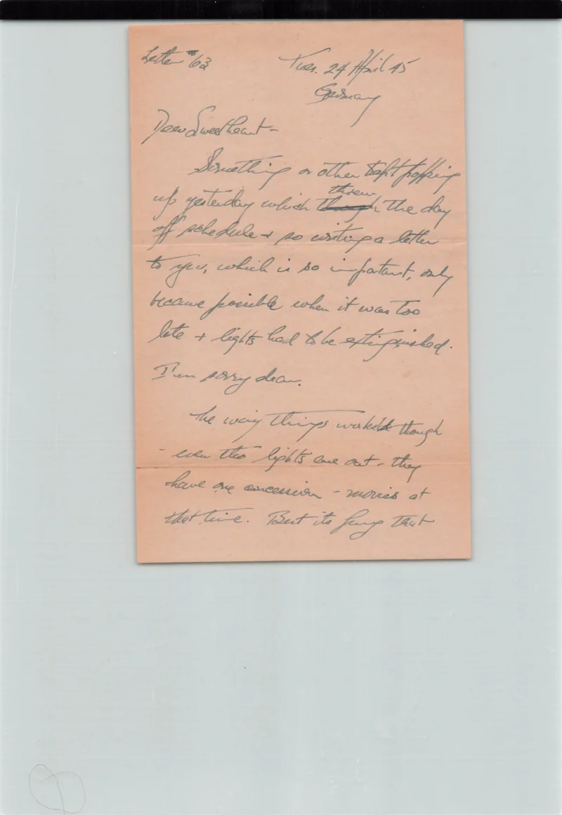 Letter 75, page 1