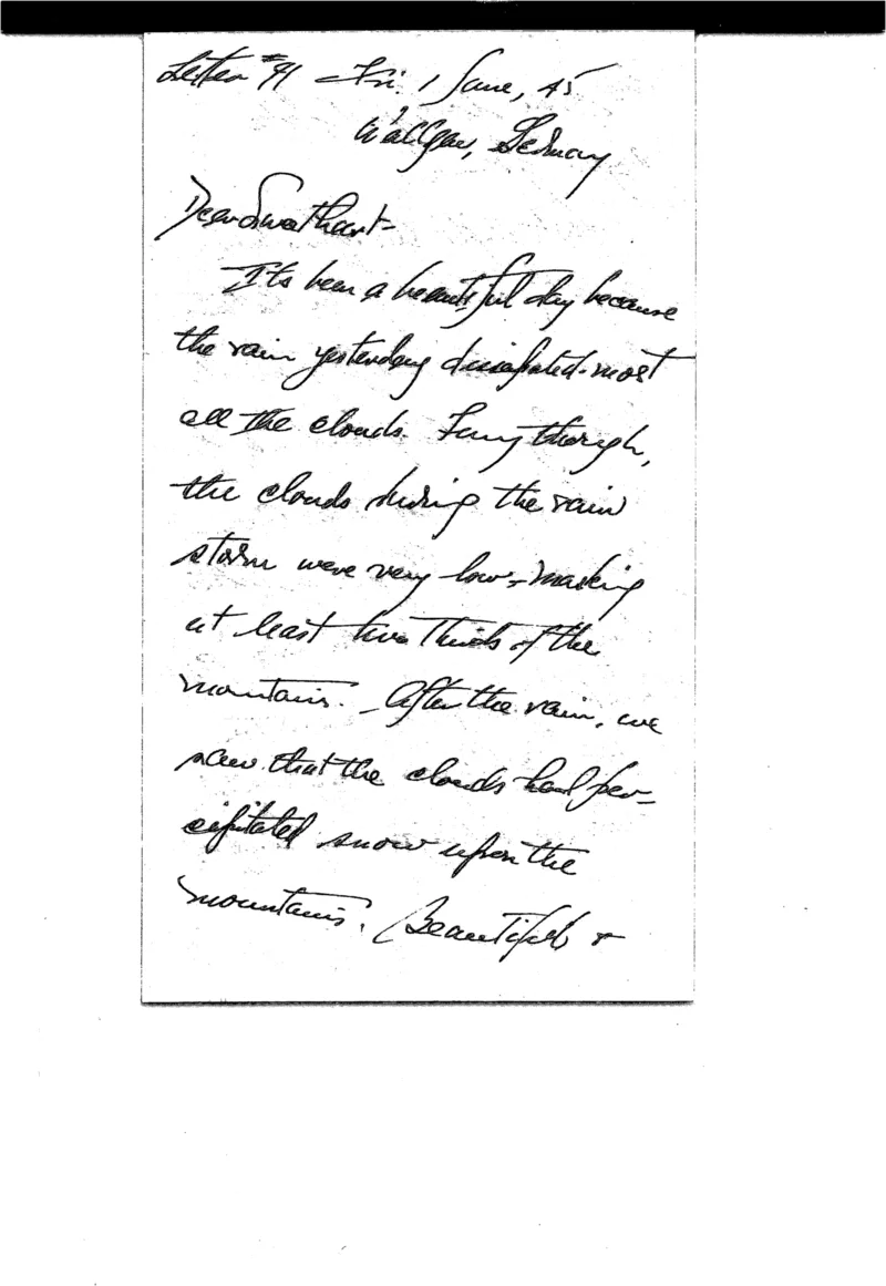 Letter 106, page 1